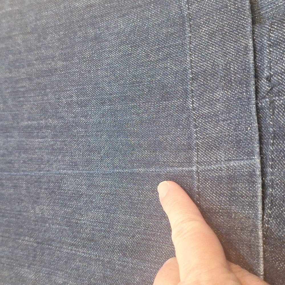 7 For All Mankind The Slim Trouser Dark Blue Flare Jeans Womens Sz‎ 27 70s Style - Picture 10 of 10